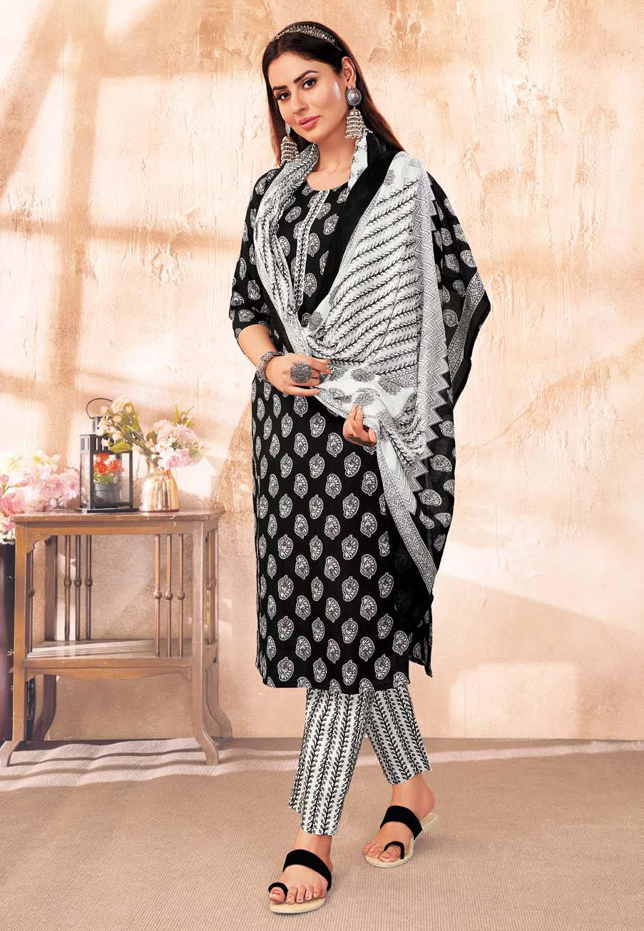 Suryajyoti Preyasi Vol 5 Cambric Wholesale Readymade Salwar Suit Catalog — Wholesale Salwar Suits, MPA wholesale from Surat - Gallery Image 3