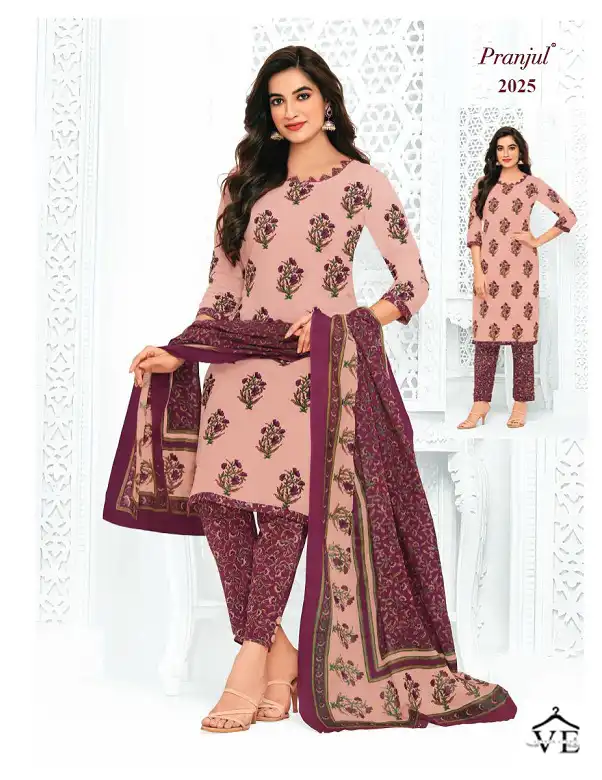 Pranjul Priyanka Vol 20 Pure Cotton Wholesale Readymade Suits Catalog — Wholesale Salwar Suits, MPA wholesale from Surat - Gallery Image 12
