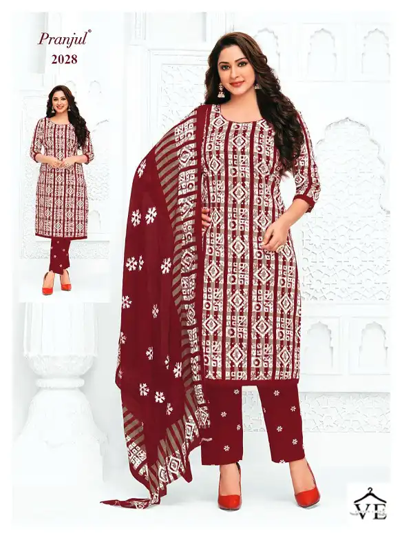 Pranjul Priyanka Vol 20 Pure Cotton Wholesale Readymade Suits Catalog — Wholesale Salwar Suits, MPA wholesale from Surat - Gallery Image 15