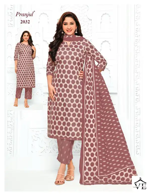 Pranjul Priyanka Vol 20 Pure Cotton Wholesale Readymade Suits Catalog — Wholesale Salwar Suits, MPA wholesale from Surat - Gallery Image 19