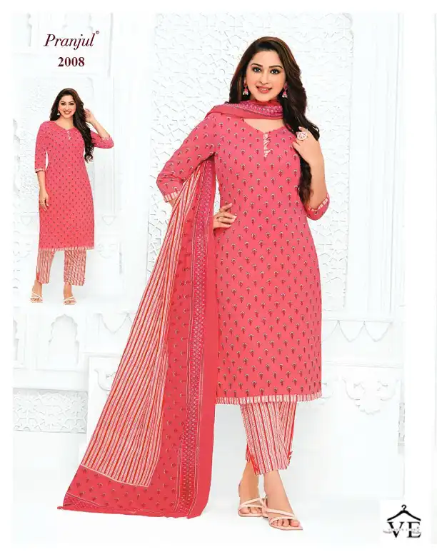 Pranjul Priyanka Vol 20 Pure Cotton Wholesale Readymade Suits Catalog — Wholesale Salwar Suits, MPA wholesale from Surat - Gallery Image 30
