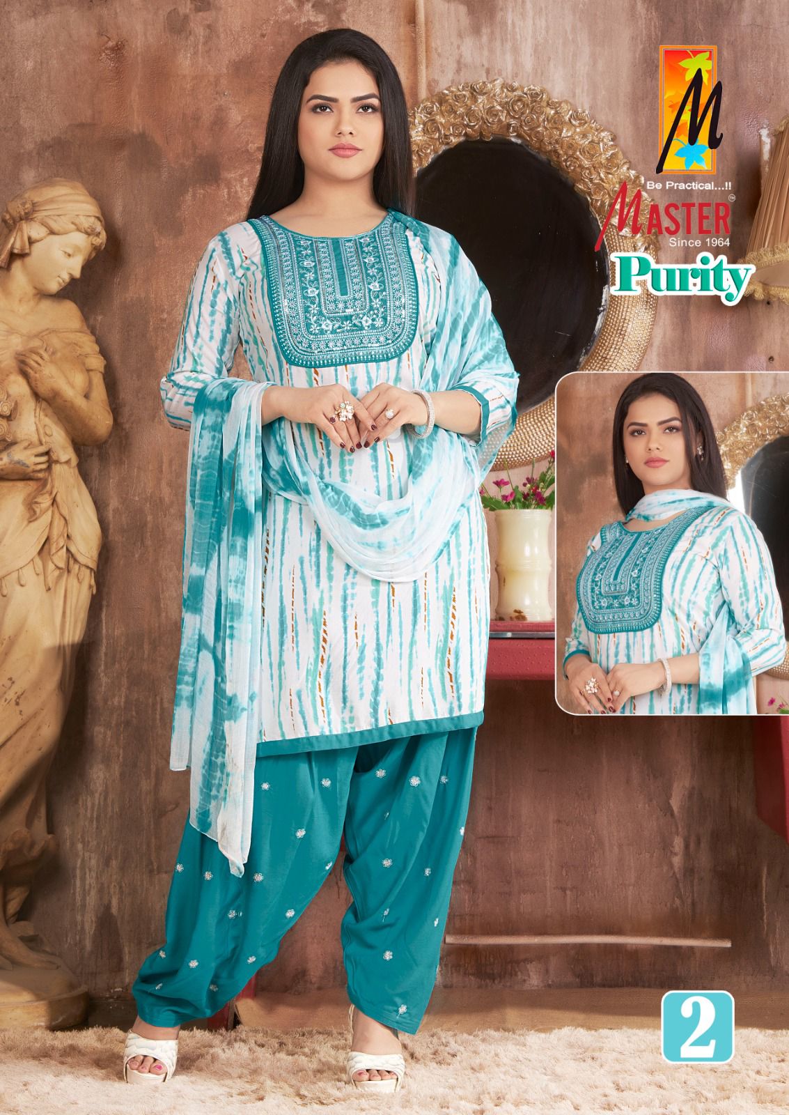 Master Purity Patiyala Rayon Shiburi Wholesale Readymade Salwar Suit Catalog — Wholesale Salwar Suits, MPA wholesale from Surat - Gallery Image 2