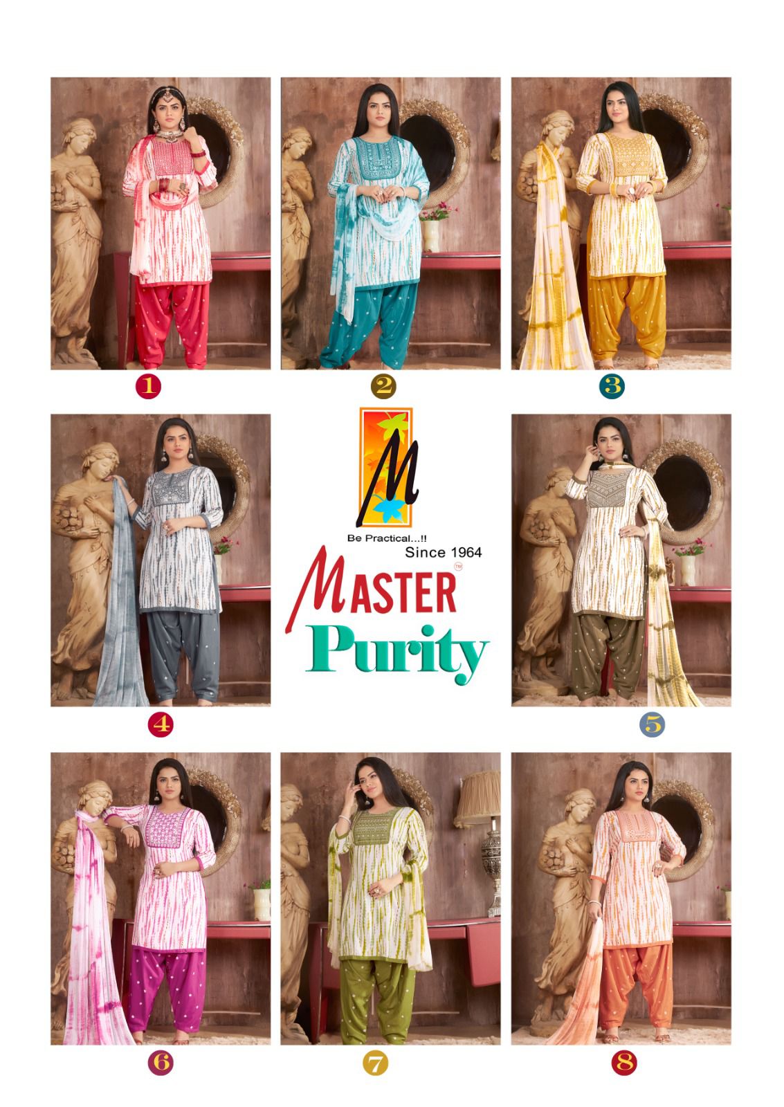 Master Purity Patiyala Rayon Shiburi Wholesale Readymade Salwar Suit Catalog — Wholesale Salwar Suits, MPA wholesale from Surat - Gallery Image 7
