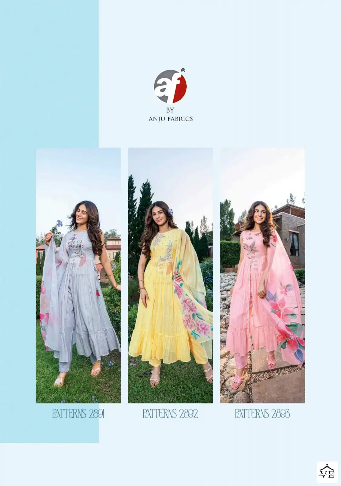 Anju Fabrics Patterns Vol 2 Cotton Wholesale Readymade Suits Catalog — Wholesale Salwar Suits, MPA wholesale from Surat - Gallery Image 7