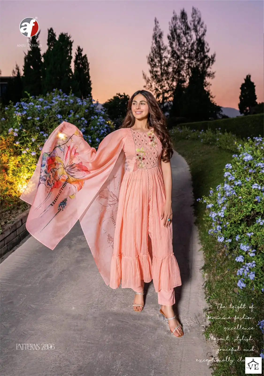 Anju Fabrics Patterns Vol 2 Cotton Wholesale Readymade Suits Catalog — Wholesale Salwar Suits, MPA wholesale from Surat - Gallery Image 4
