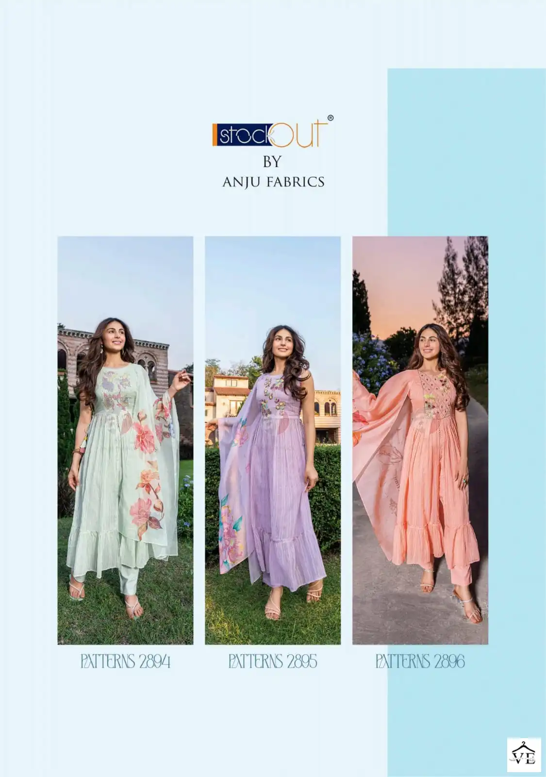 Anju Fabrics Patterns Vol 2 Cotton Wholesale Readymade Suits Catalog — Wholesale Salwar Suits, MPA wholesale from Surat — view 8