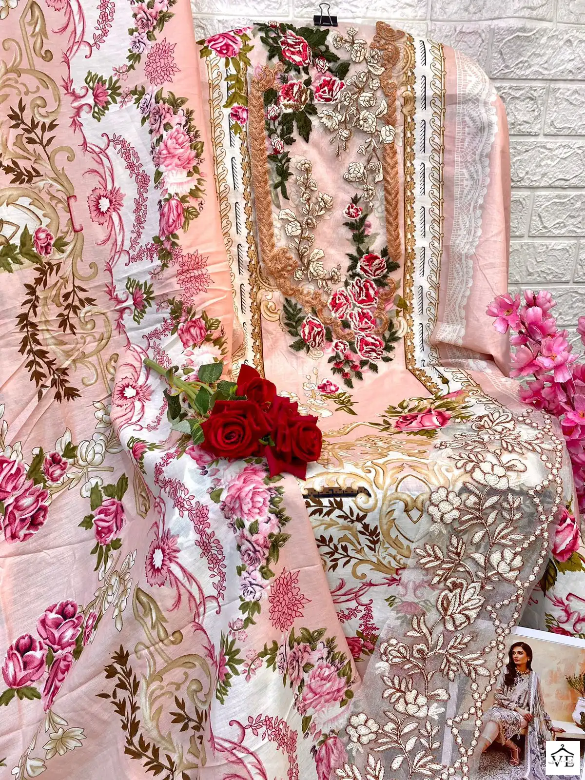 Sharaddha Designer Queen Court Vol-02 Lawn Cotton Wholesale Pakistani Suit Catalog — Wholesale Salwar Suits, MPA wholesale from Surat - Gallery Image 10