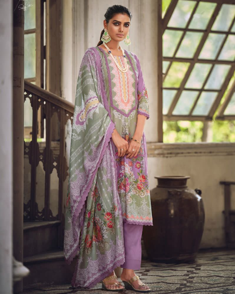 Vardan Ethnic Raaya Muslin Wholesale Designer Salwar Suit Catalog — Wholesale Salwar Suits, MPA wholesale from Surat — view 1