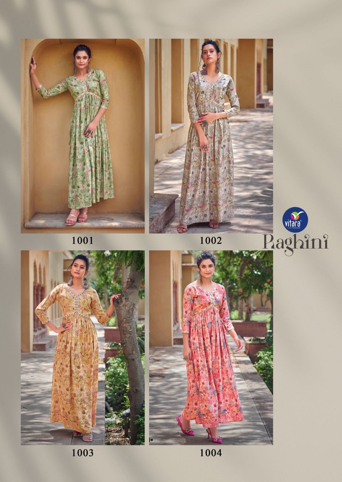 Vitara Fashion Raghini Rayon Wholesale Long Gown Catalog — Wholesale Kurtis, MPA wholesale from Surat — view 5