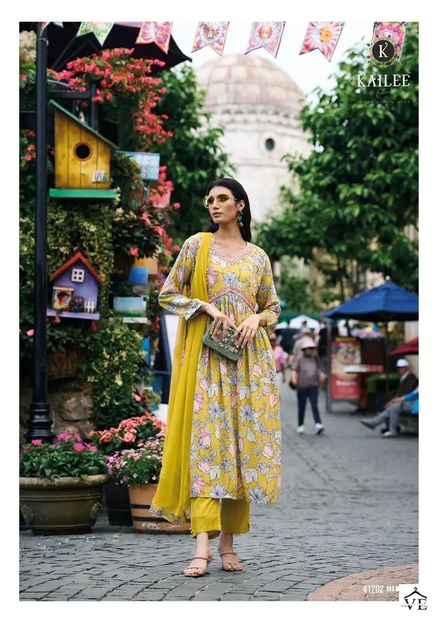 Kailee Fashion Ragmala Vol-2 Pure Viscose Muslin Wholesale Readymade Suits Catalog — Wholesale Salwar Suits, MPA wholesale from Surat - Gallery Image 3