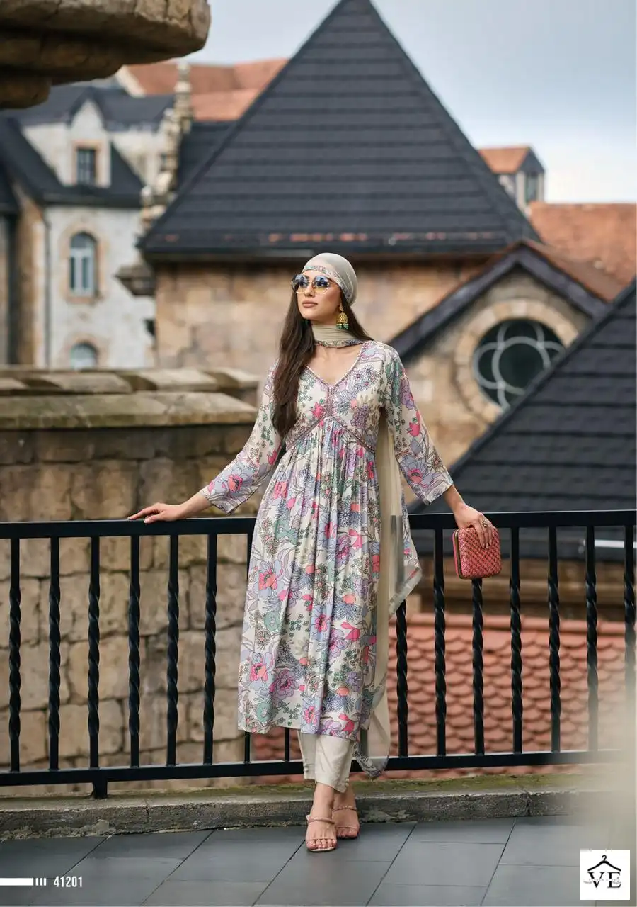 Kailee Fashion Ragmala Vol-2 Pure Viscose Muslin Wholesale Readymade Suits Catalog — Wholesale Salwar Suits, MPA wholesale from Surat - Gallery Image 4