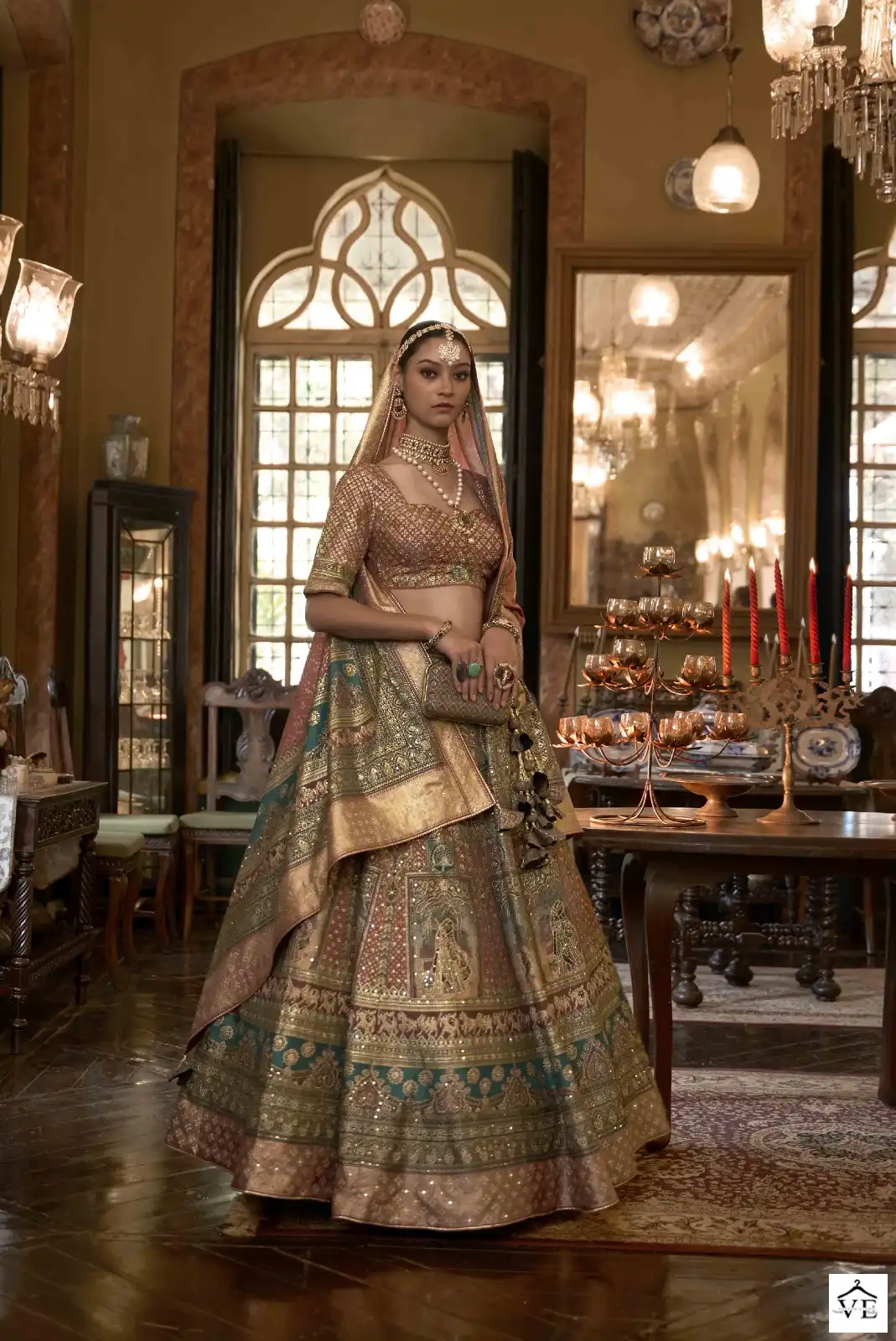 Rewaa Raj-Rani Rajwadi Silk Wholesale Lehenga Catalog - Image 3
