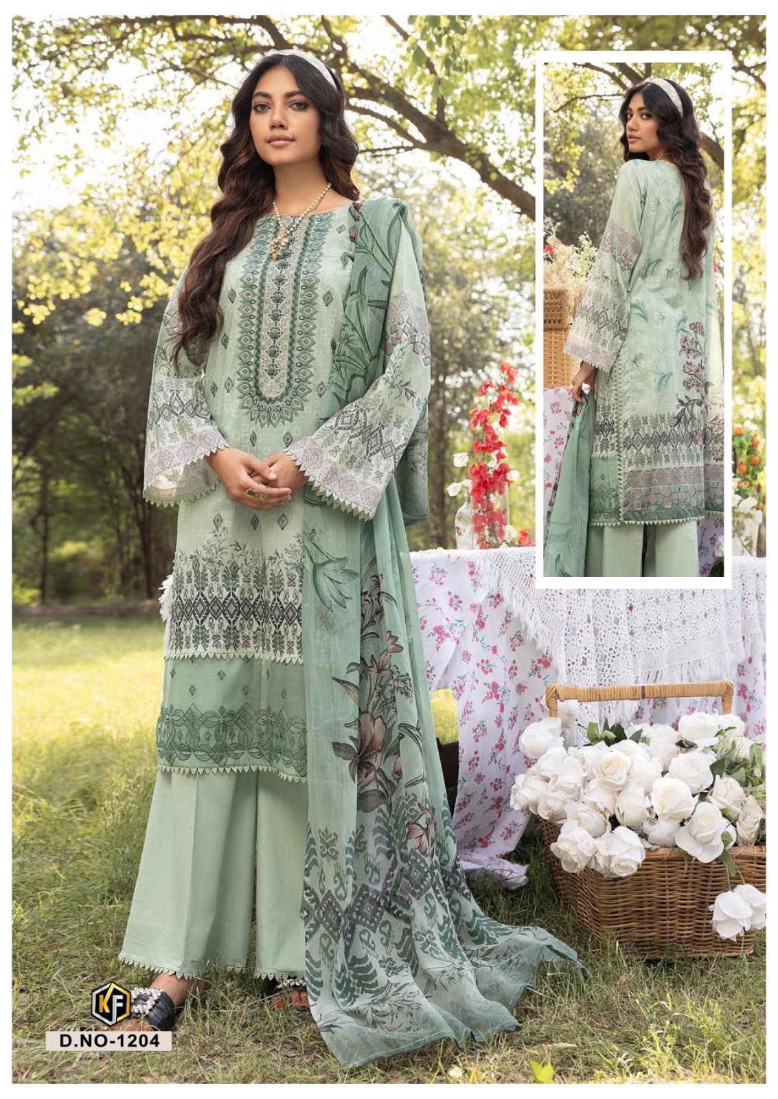 Keval Fab Rangrez Vol 2 Cotton Wholesale Pakistani Salwar Suits Catalog — Wholesale Salwar Suits, MPA wholesale from Surat - Gallery Image 5
