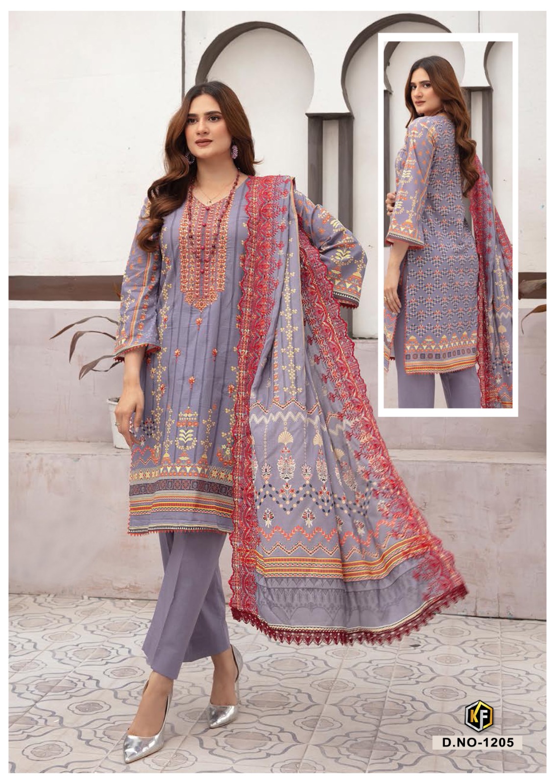 Keval Fab Rangrez Vol 2 Cotton Wholesale Pakistani Salwar Suits Catalog — Wholesale Salwar Suits, MPA wholesale from Surat - Gallery Image 6