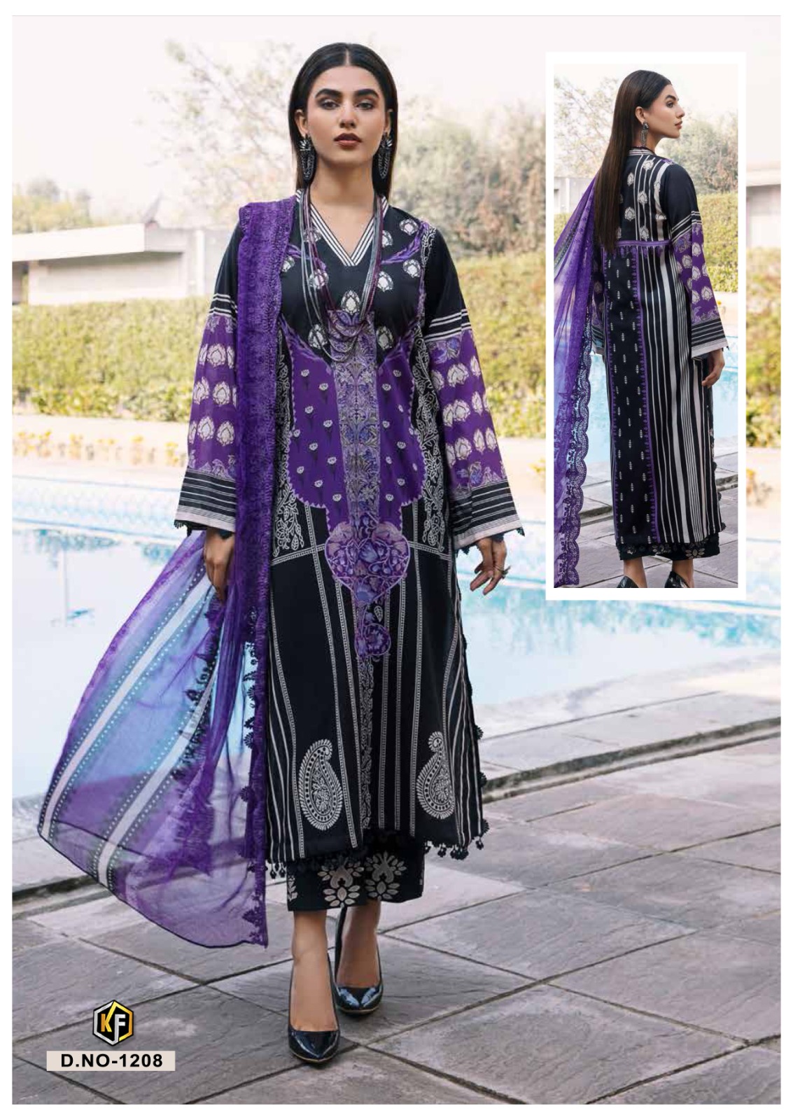 Keval Fab Rangrez Vol 2 Cotton Wholesale Pakistani Salwar Suits Catalog — Wholesale Salwar Suits, MPA wholesale from Surat - Gallery Image 8