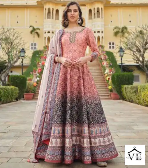 Virasat Ratrani Killer Silk Wholesale Gown Catalog — Wholesale Salwar Suits, MPA wholesale from Surat — view 1