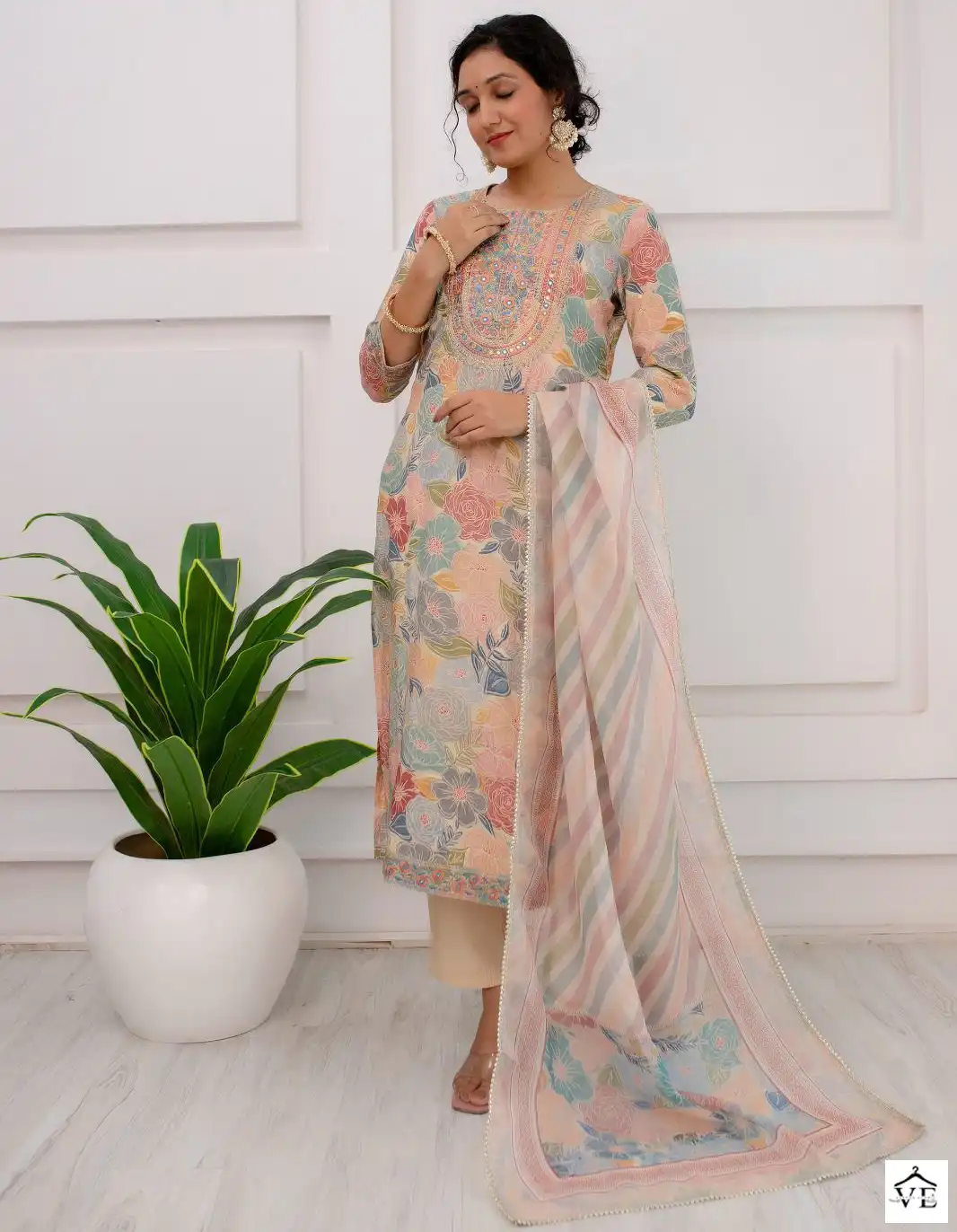 Mf Readymade Muslin Wholesale Fancy Readymade Salwar Suit Catalog — Wholesale Salwar Suits, MPA wholesale from Surat — view 1