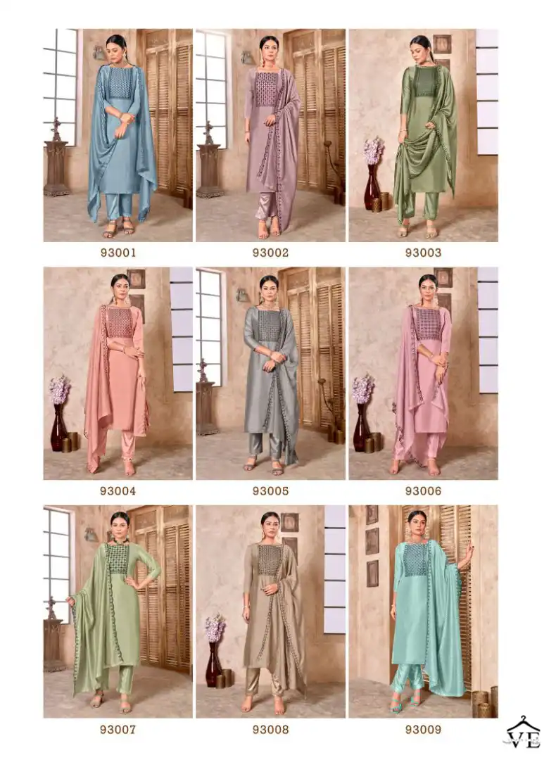 Vishnu Resham Silk Wholesale Designer Work Salwar Suit Catalog — Wholesale Salwar Suits, MPA wholesale from Surat — view 10