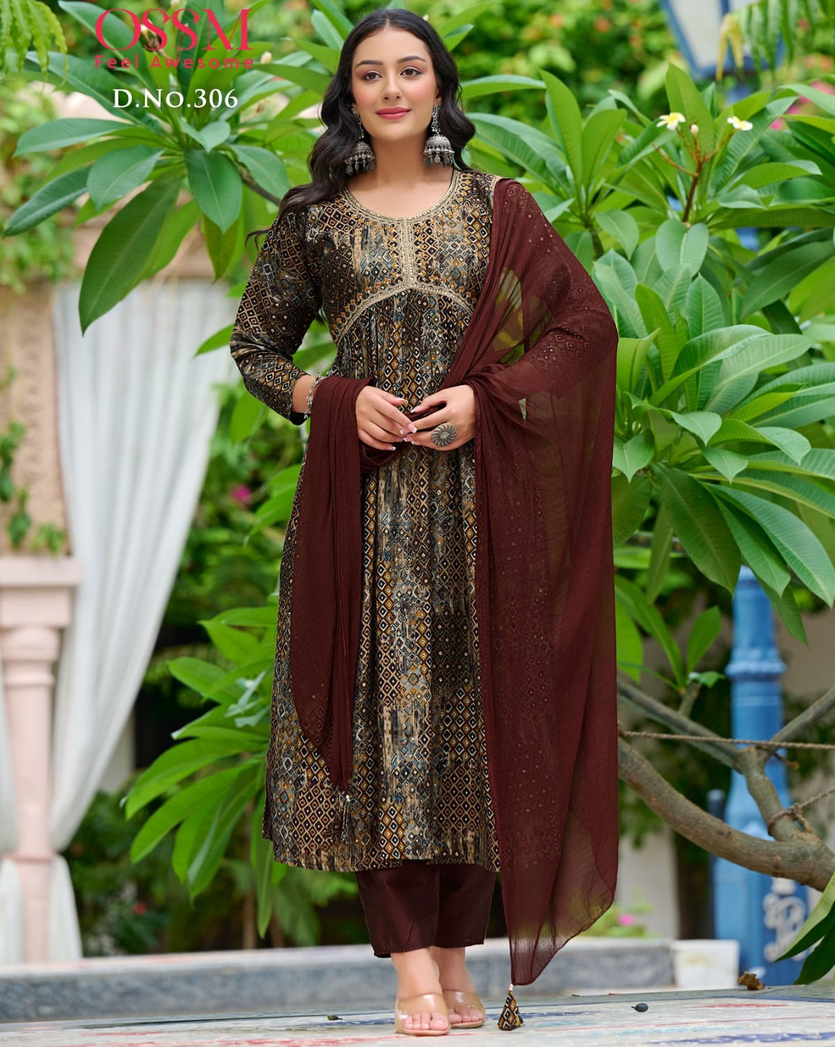 Ossm Resham Vol 3 Chanderi Wholesale Readymade Salwar Suit Catalog — Wholesale Salwar Suits, MPA wholesale from Surat — view 1