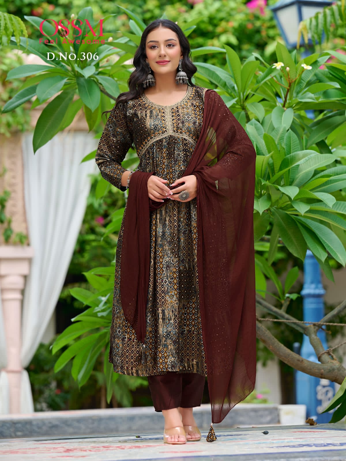 Ossm Resham Vol 03 Premium Chanderi Modal Wholesale Readymade Salwar Suit Catalog — Wholesale Salwar Suits, MPA wholesale from Surat - Gallery Image 3