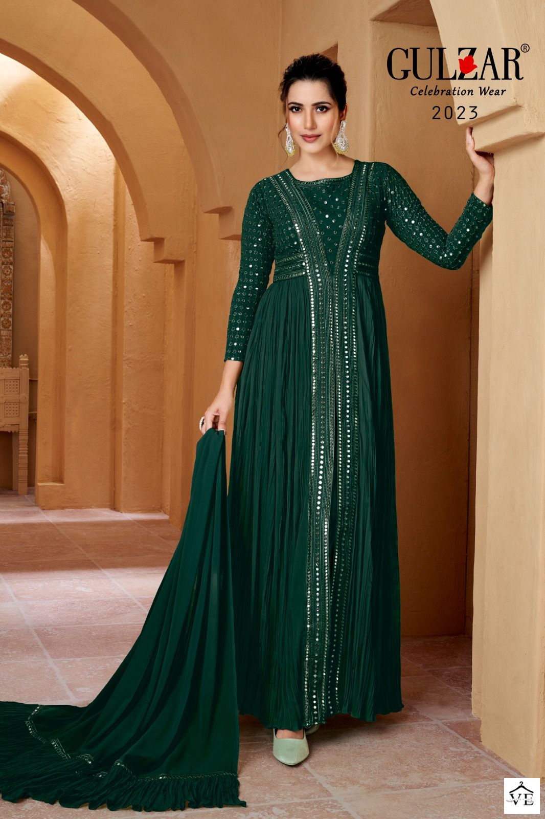 Gulzar Rhea Real Georgette Wholesale Desinger Readymade Suits Catalog — Wholesale Salwar Suits, MPA wholesale from Surat - Gallery Image 3