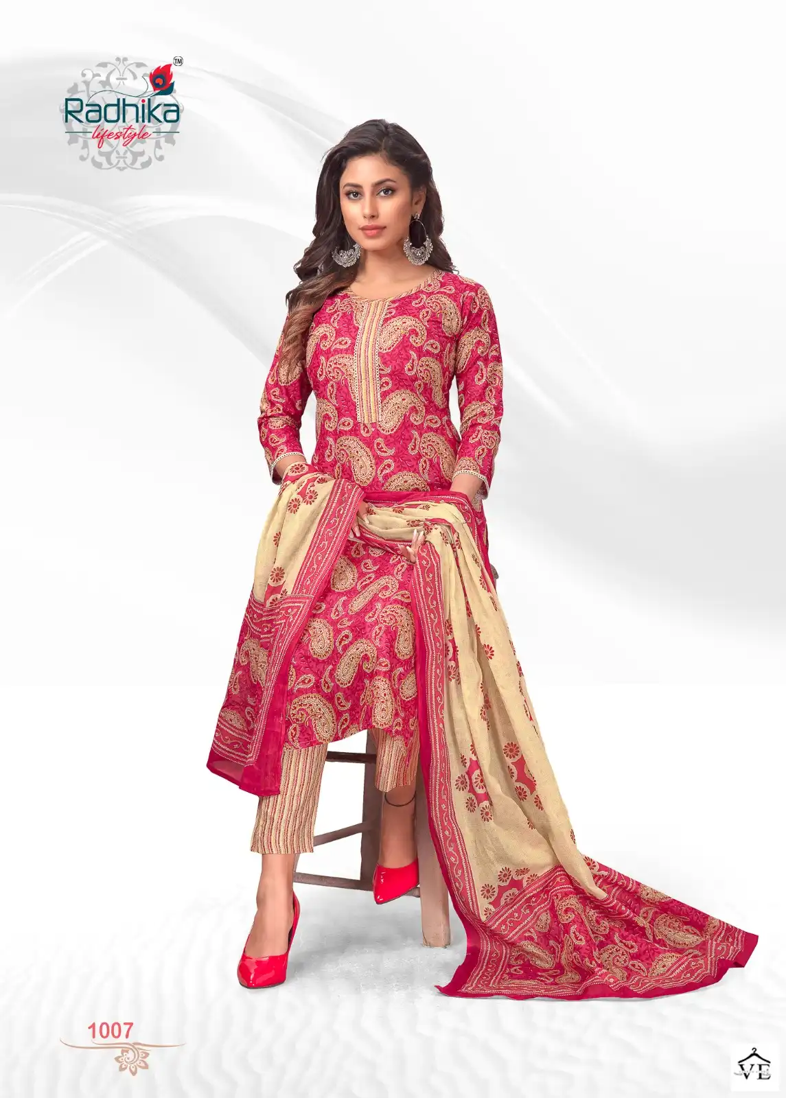 Radhika Lifestyle Rang Much Vol 1 Cotton Wholesale Readymade Salwar Suit Catalog — Wholesale Salwar Suits, MPA wholesale from Surat - Gallery Image 2