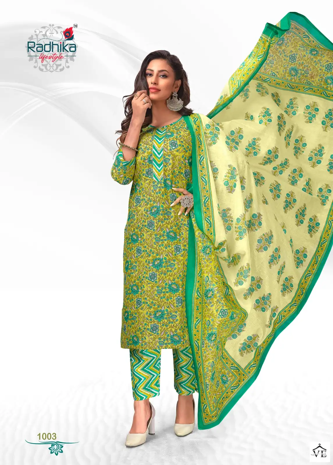 Radhika Lifestyle Rang Much Vol 1 Cotton Wholesale Readymade Salwar Suit Catalog — Wholesale Salwar Suits, MPA wholesale from Surat - Gallery Image 3