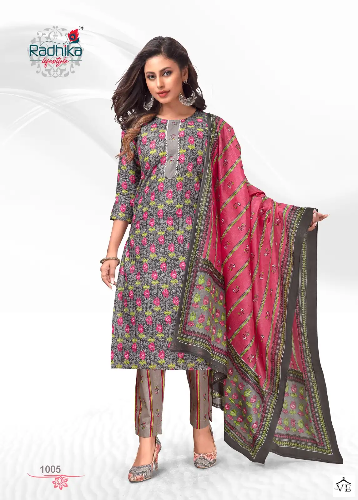 Radhika Lifestyle Rang Much Vol 1 Cotton Wholesale Readymade Salwar Suit Catalog — Wholesale Salwar Suits, MPA wholesale from Surat - Gallery Image 4