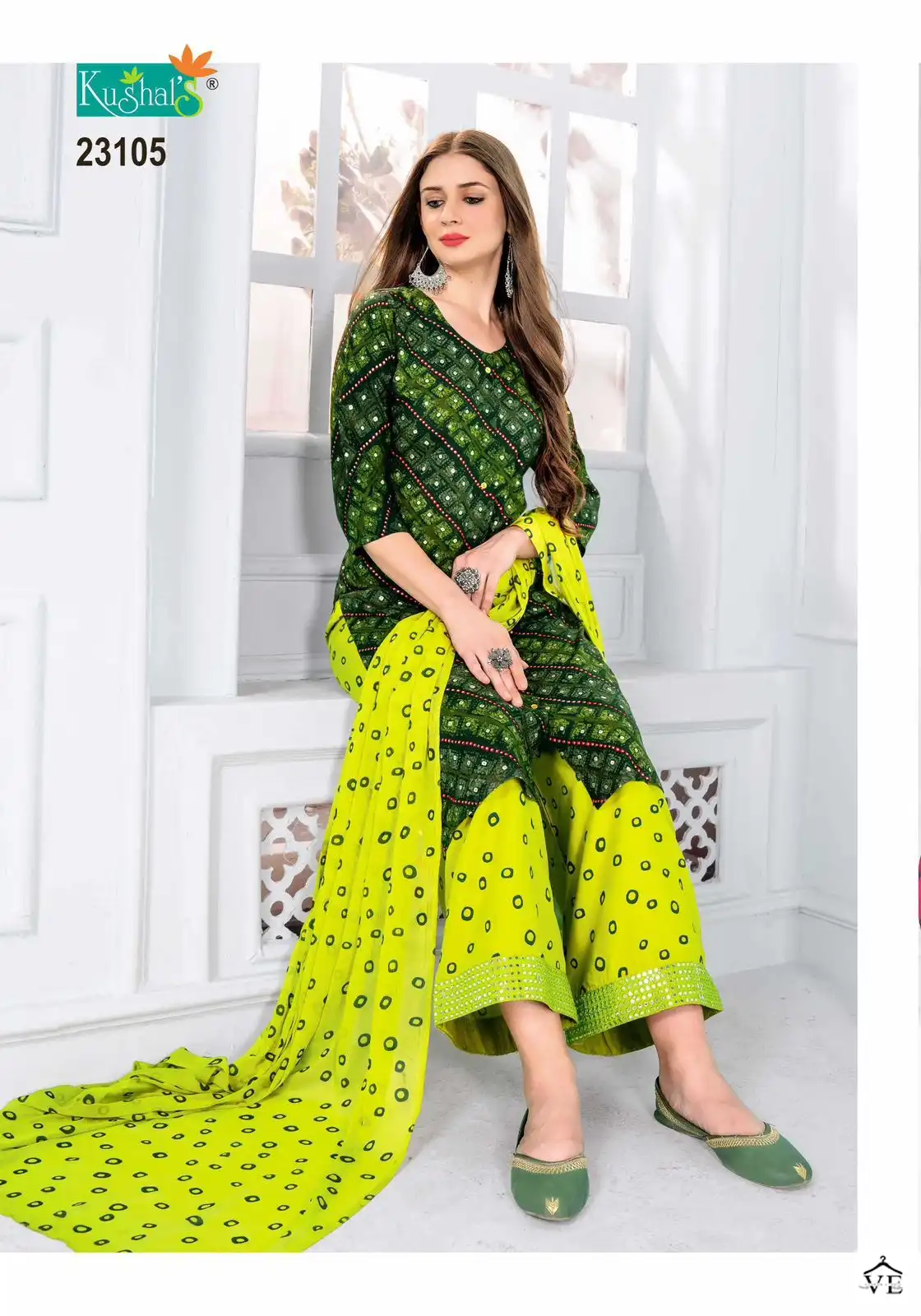 Kushal Rangoli Rayon Wholesale Readymade Suits Catalog — Wholesale Salwar Suits, MPA wholesale from Surat - Gallery Image 9