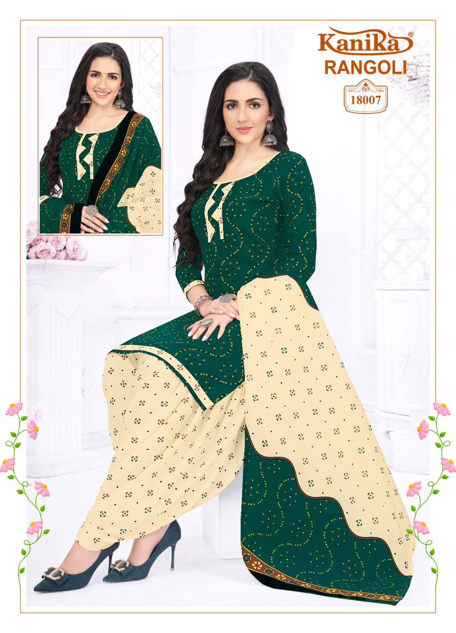 Kanika Rangoli Vol 18 Mix Cotton Printed Wholesale Readymade Salwar Suit Catalog — Wholesale Salwar Suits, MPA wholesale from Surat - Gallery Image 8