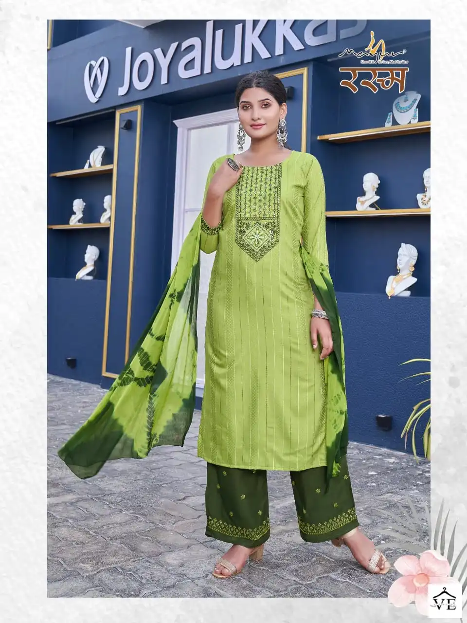 Vardan Ethnic Rasam Premium Rayon Wholesale Readymade Salwar Suit Catalog — Wholesale Salwar Suits, MPA wholesale from Surat - Gallery Image 2