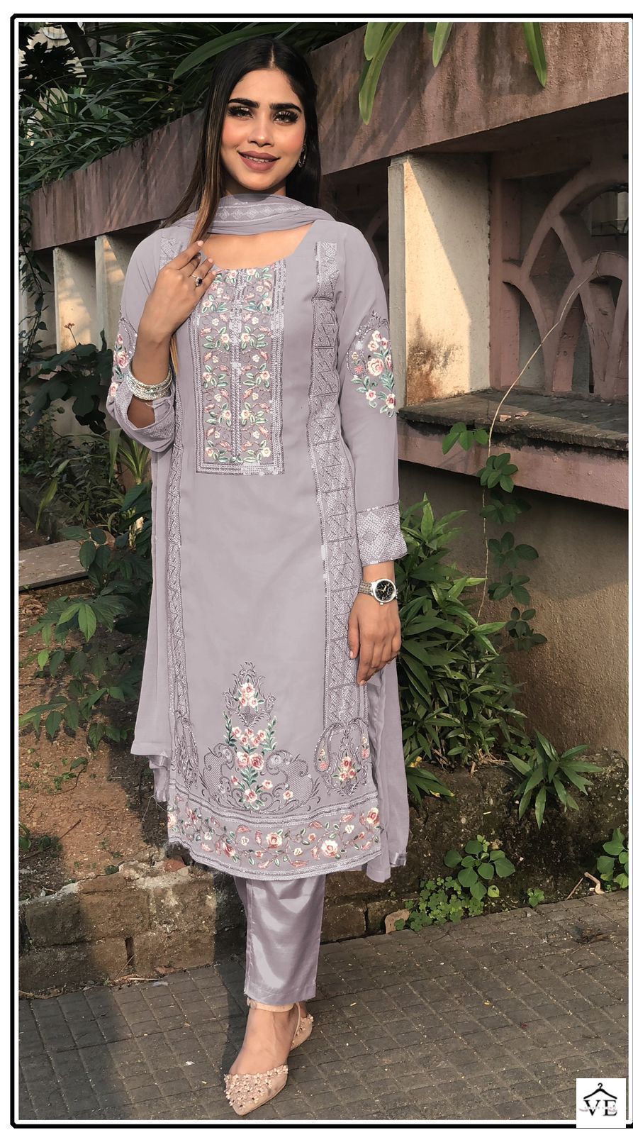 Shanaya Rose Premium Edition Faux Georgette Wholesale Pakistani Suits Catalog — Wholesale Salwar Suits, MPA wholesale from Surat - Gallery Image 10