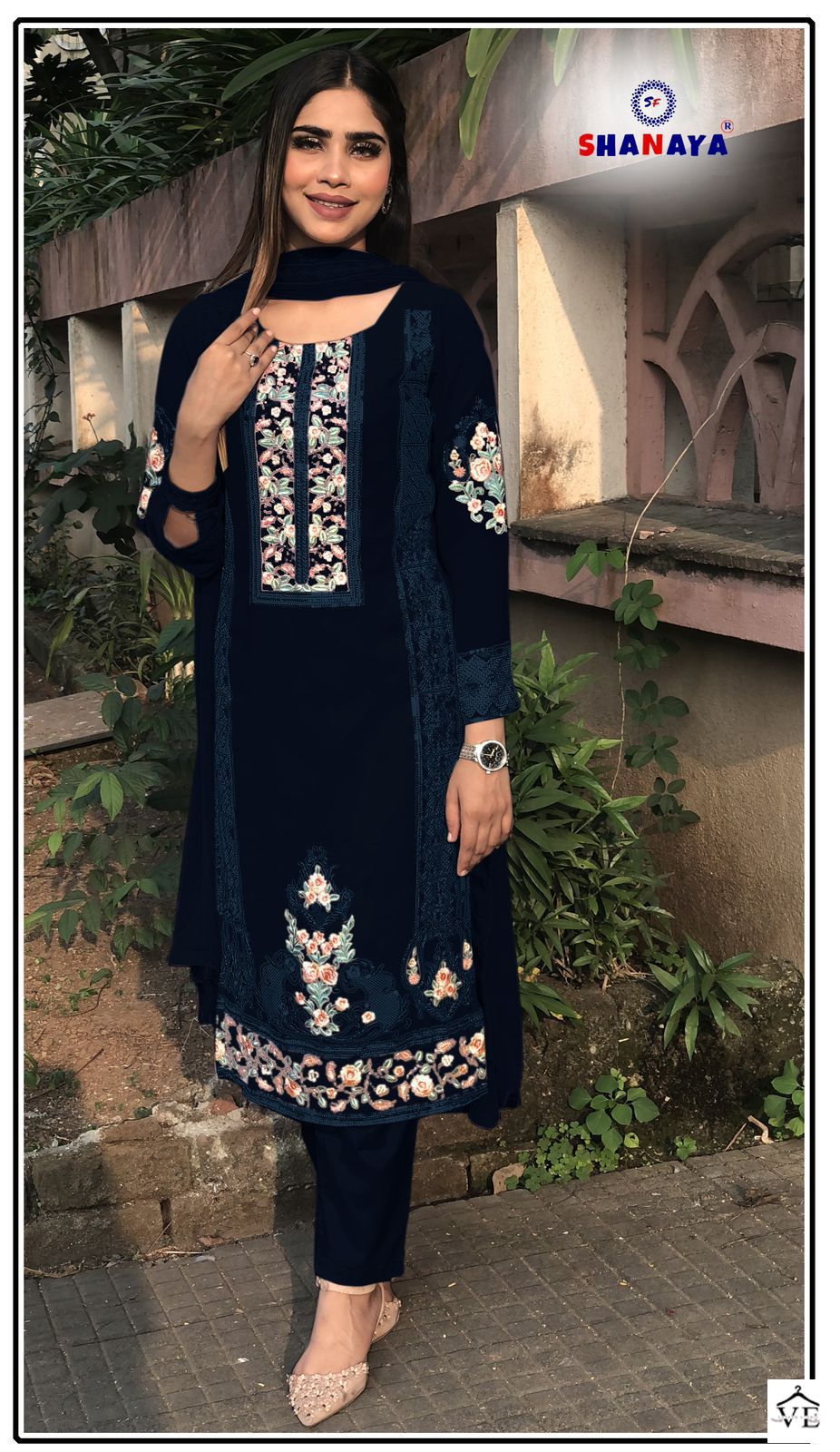 Shanaya Rose Premium Edition Faux Georgette Wholesale Pakistani Suits Catalog — Wholesale Salwar Suits, MPA wholesale from Surat - Gallery Image 11