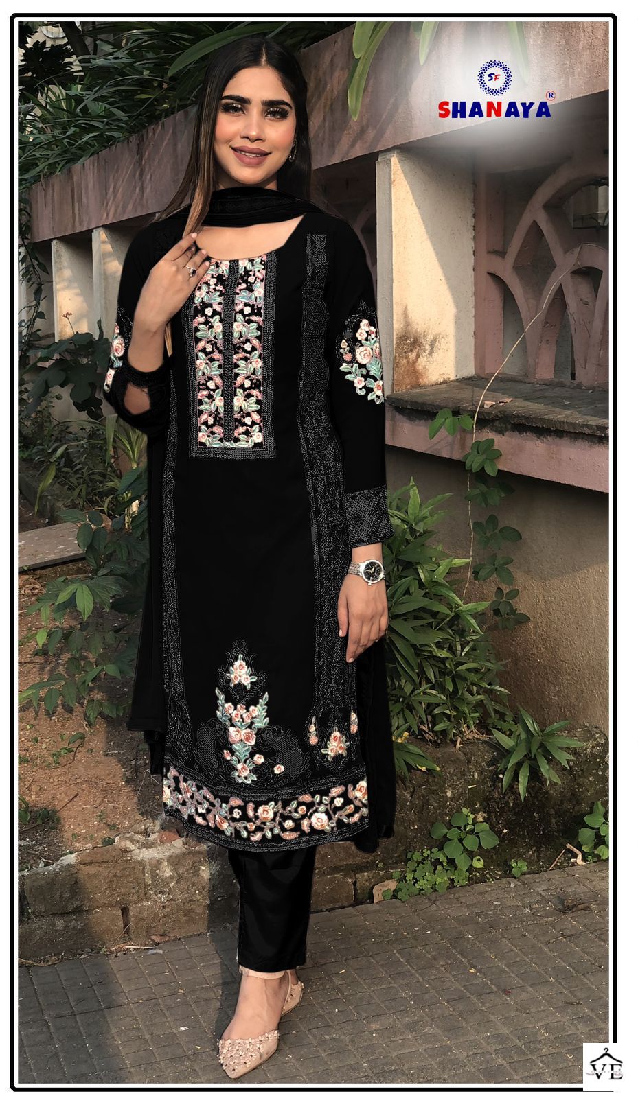 Shanaya Rose Premium Edition Faux Georgette Wholesale Pakistani Suits Catalog — Wholesale Salwar Suits, MPA wholesale from Surat - Gallery Image 2