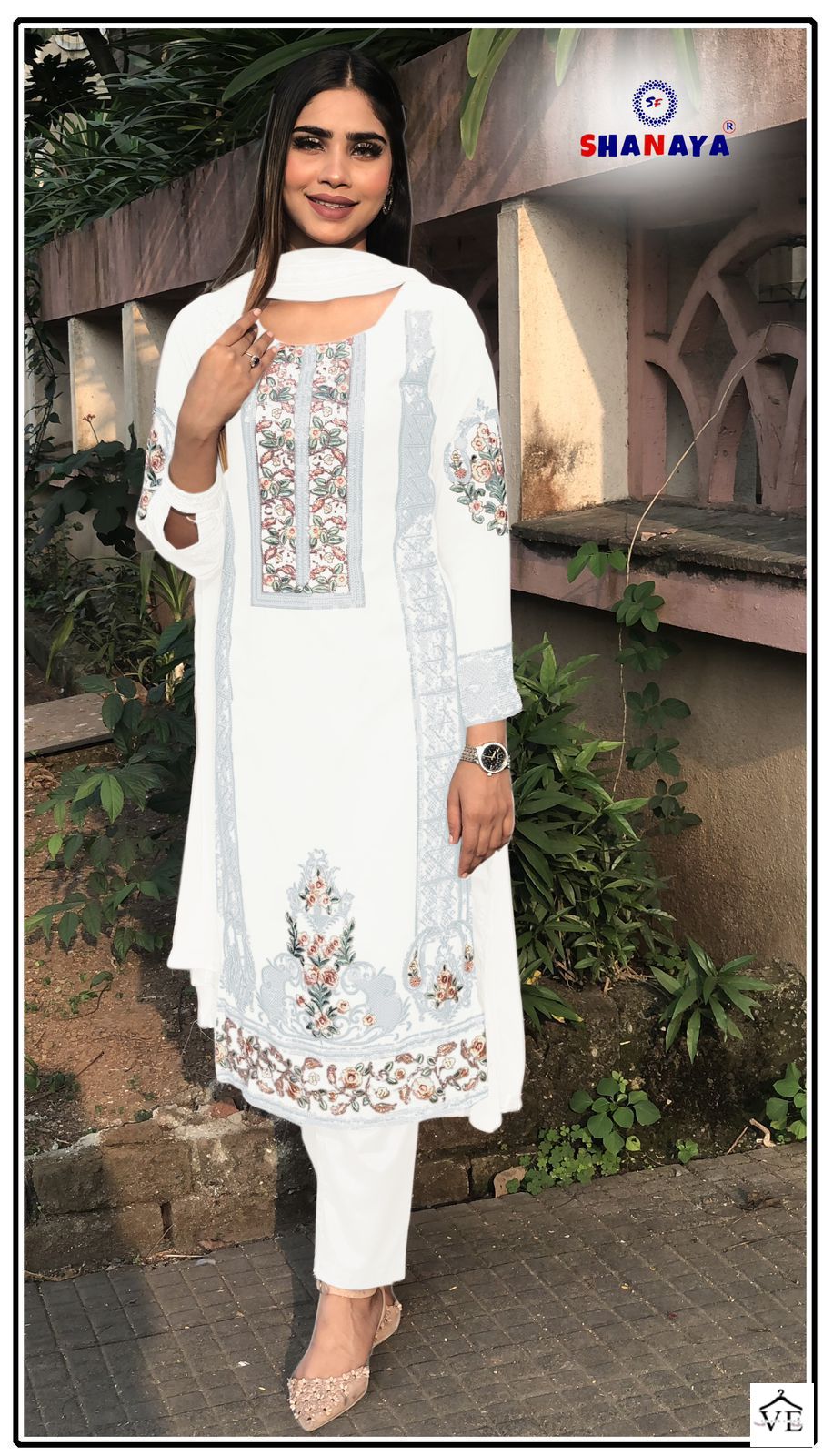 Shanaya Rose Premium Edition Faux Georgette Wholesale Pakistani Suits Catalog — Wholesale Salwar Suits, MPA wholesale from Surat - Gallery Image 3