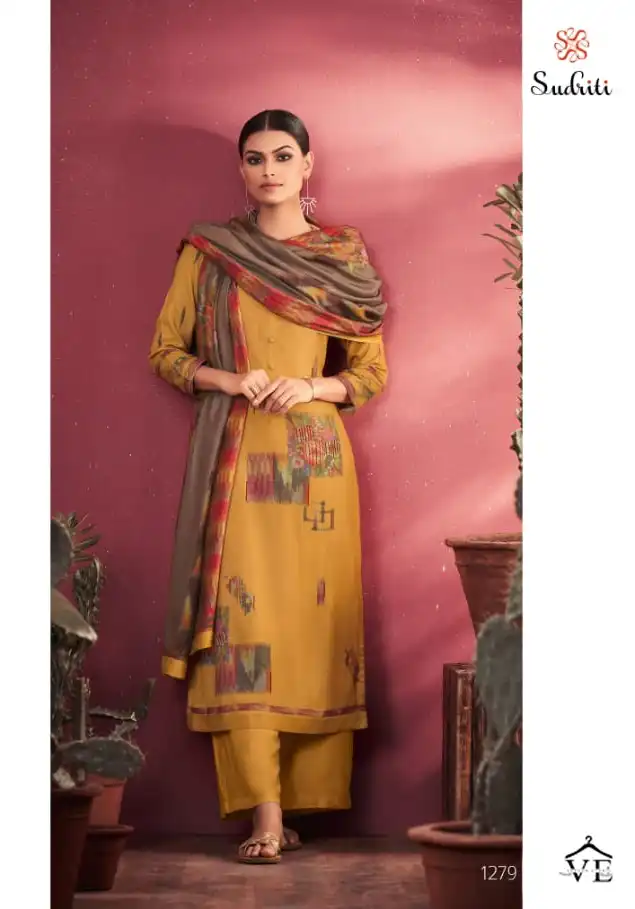 Sudriti Medley Cambric Wholesale Designer Salwar Suit Catalog — Wholesale Salwar Suits, MPA wholesale from Surat - Gallery Image 2
