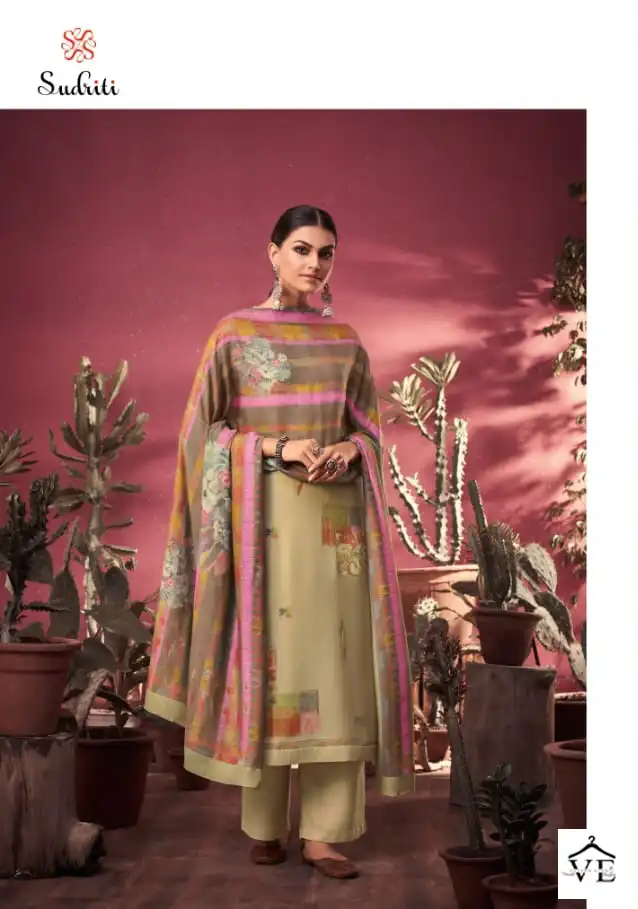 Sudriti Medley Cambric Wholesale Designer Salwar Suit Catalog — Wholesale Salwar Suits, MPA wholesale from Surat - Gallery Image 3