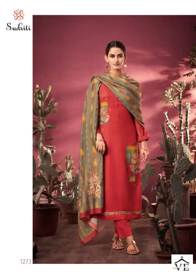 Sudriti Medley Cambric Wholesale Designer Salwar Suit Catalog — Wholesale Salwar Suits, MPA wholesale from Surat - Gallery Image 4