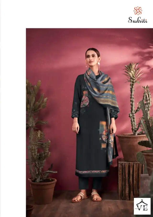 Sudriti Medley Cambric Wholesale Designer Salwar Suit Catalog — Wholesale Salwar Suits, MPA wholesale from Surat - Gallery Image 5