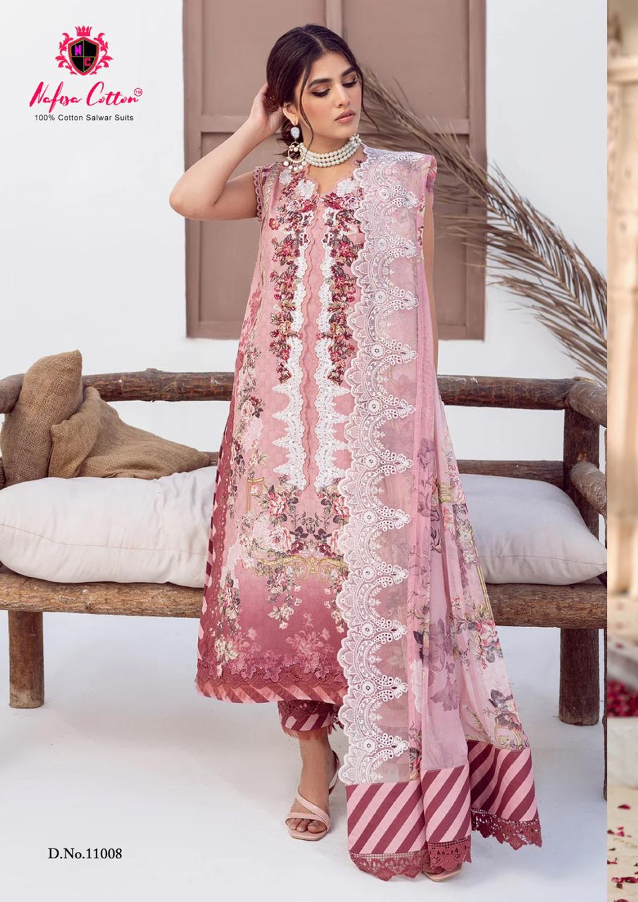 Nafisa Sahil Designer Cotton Collection Vol 11 Cotton Wholesale Pakistani Salwar Suit Catalog — Wholesale Salwar Suits, MPA wholesale from Surat - Gallery Image 10