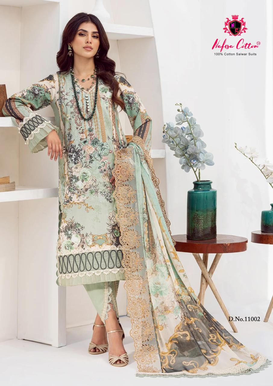 Nafisa Sahil Designer Cotton Collection Vol 11 Cotton Wholesale Pakistani Salwar Suit Catalog — Wholesale Salwar Suits, MPA wholesale from Surat - Gallery Image 2