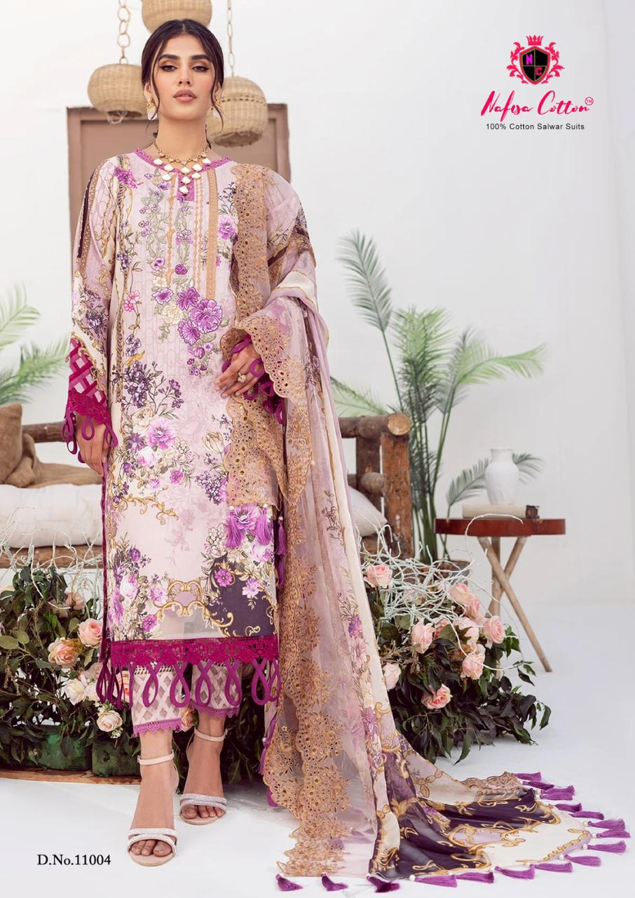Nafisa Sahil Designer Cotton Collection Vol 11 Cotton Wholesale Pakistani Salwar Suit Catalog — Wholesale Salwar Suits, MPA wholesale from Surat - Gallery Image 6