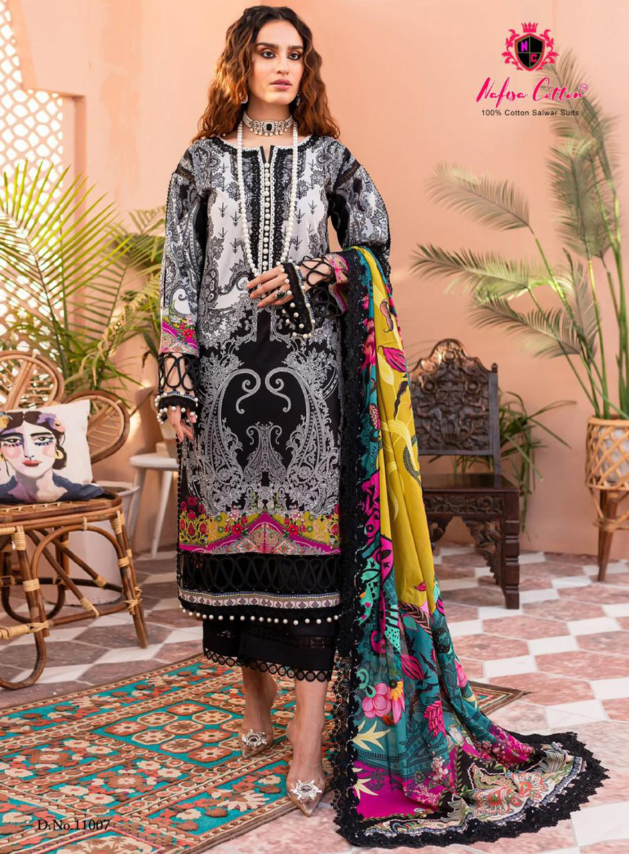 Nafisa Sahil Designer Cotton Collection Vol 11 Cotton Wholesale Pakistani Salwar Suit Catalog — Wholesale Salwar Suits, MPA wholesale from Surat - Gallery Image 8