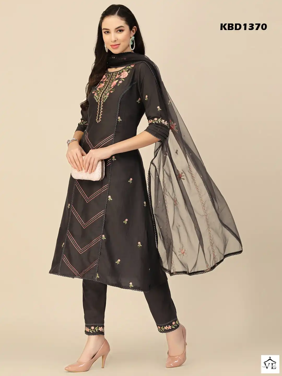 Mahotsav Salimar Vol 09 Chinon Wholesale Readymade Salwar Suit Catalog — Wholesale Salwar Suits, MPA wholesale from Surat - Gallery Image 2