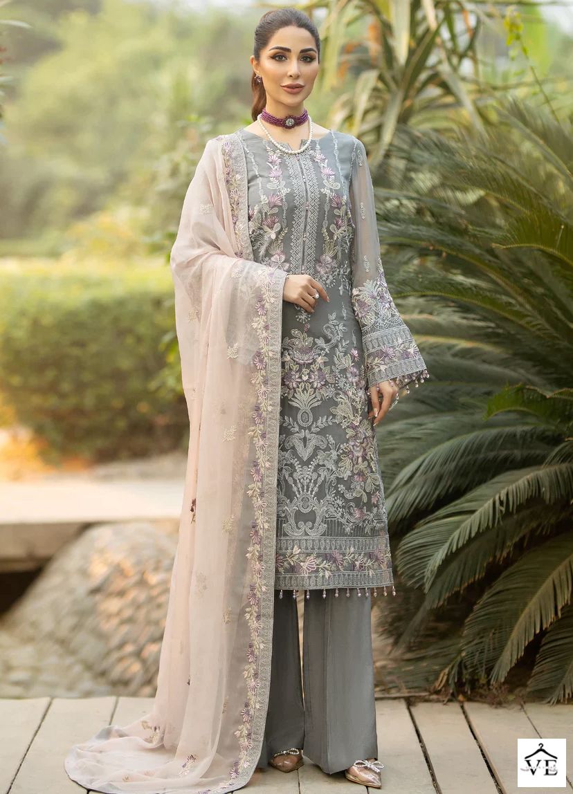 Al_Khushbu Samaira Vol 4-4048 Georgette Wholesale Pakistani Suit — Wholesale Salwar Suits, MPA wholesale from Surat — view 1