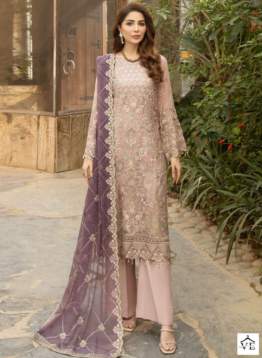 Al_Khushbu Samaira Vol 4-4049 Georgette Wholesale Pakistani Suit — Wholesale Salwar Suits, MPA wholesale from Surat — view 1