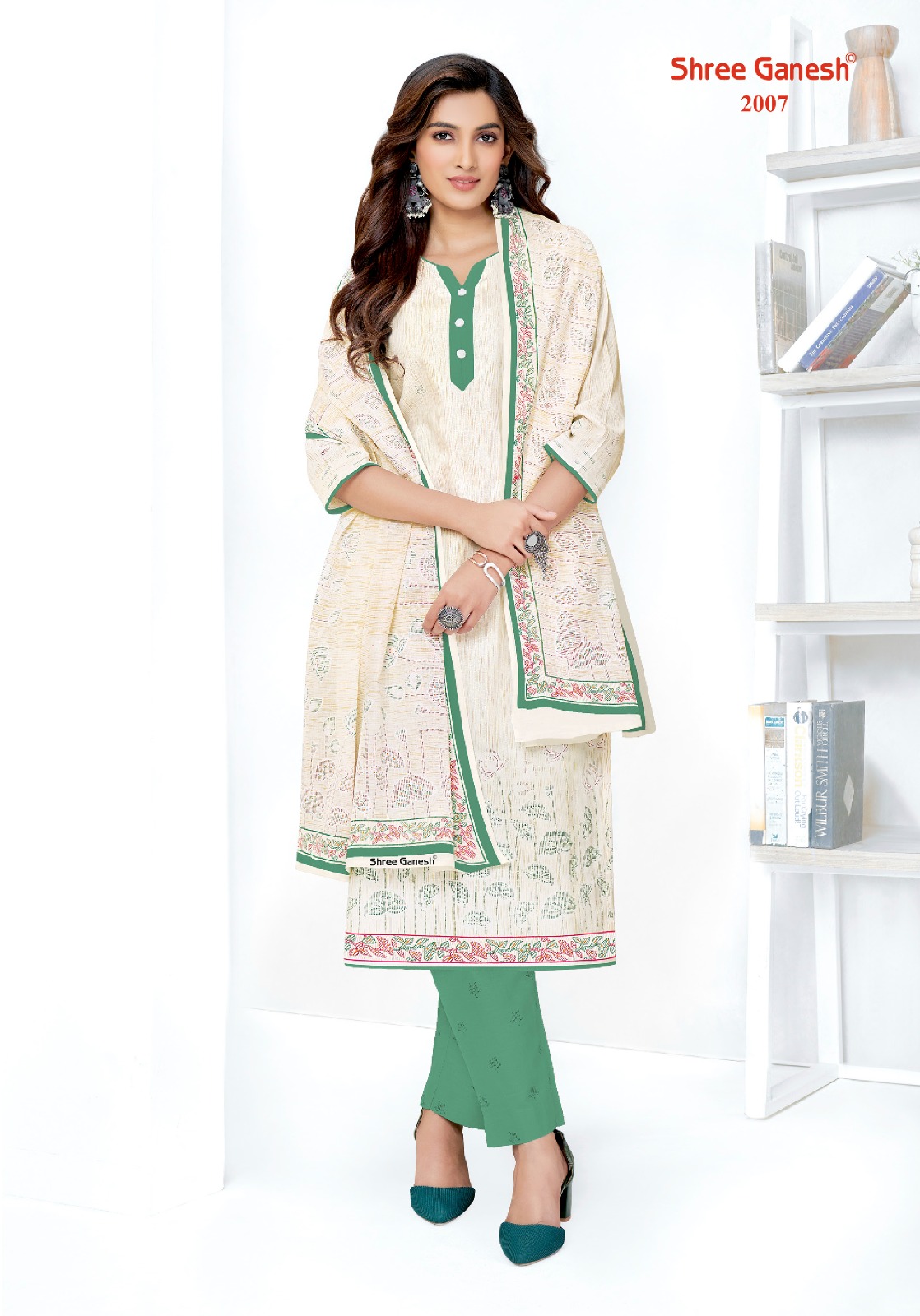 Shree Ganesh Samaiyra Vol 10 Cotton Wholesale Salwar Suit Catalog — Wholesale Salwar Suits, MPA wholesale from Surat - Gallery Image 10