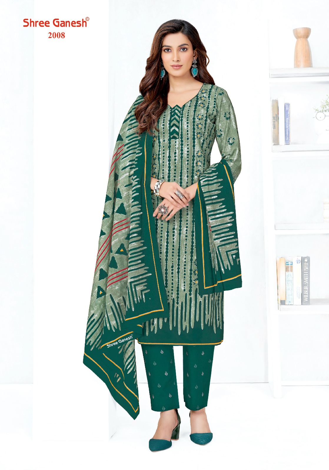Shree Ganesh Samaiyra Vol 10 Cotton Wholesale Salwar Suit Catalog — Wholesale Salwar Suits, MPA wholesale from Surat - Gallery Image 14