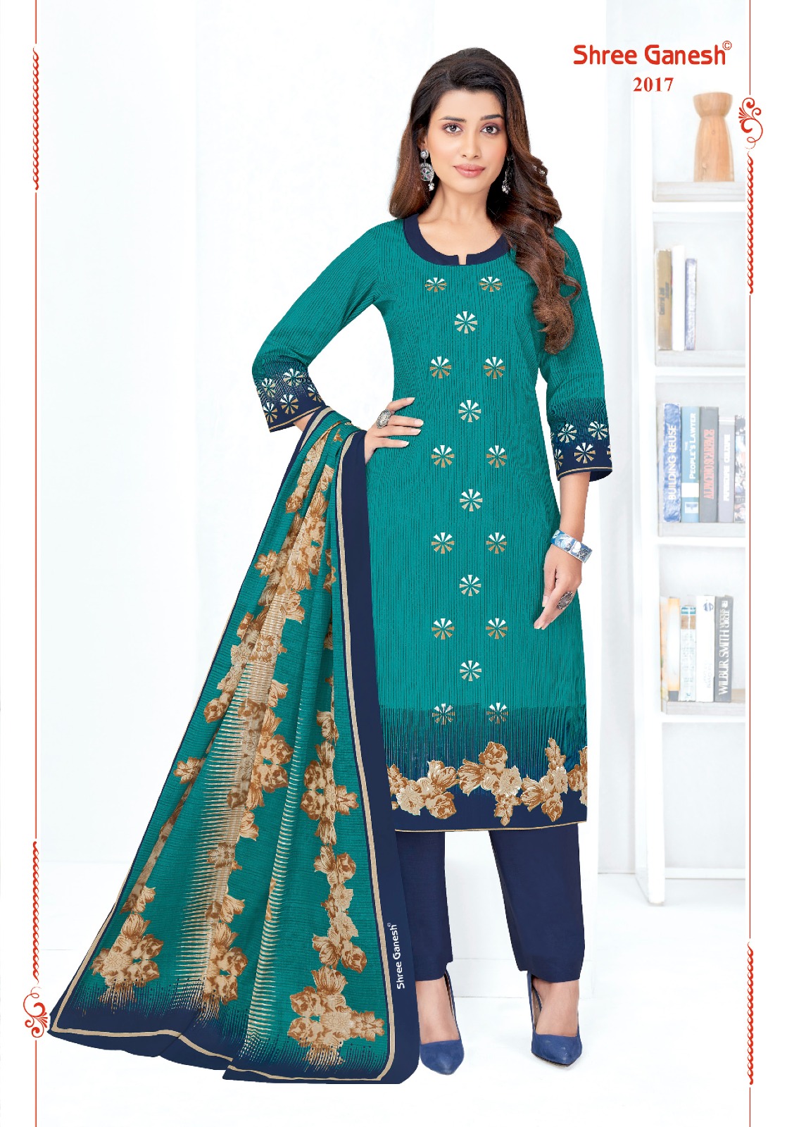 Shree Ganesh Samaiyra Vol 10 Cotton Wholesale Salwar Suit Catalog — Wholesale Salwar Suits, MPA wholesale from Surat - Gallery Image 15