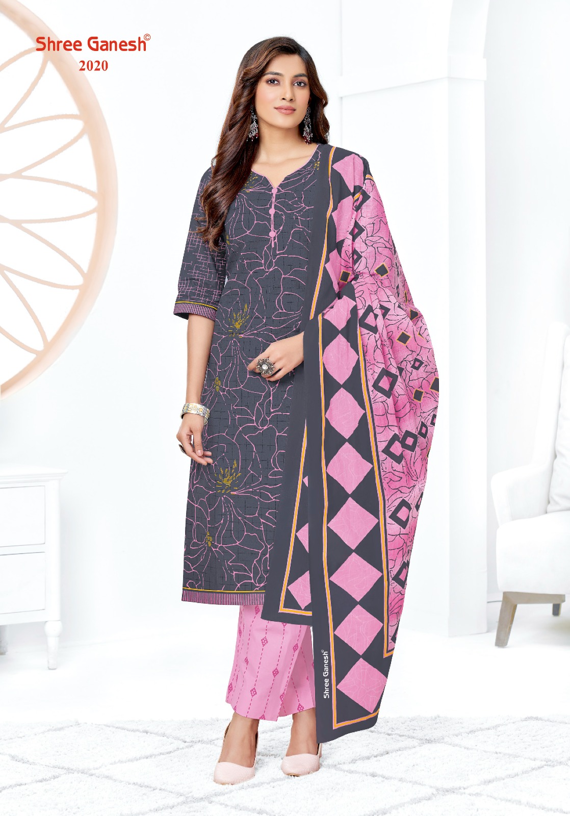 Shree Ganesh Samaiyra Vol 10 Cotton Wholesale Salwar Suit Catalog — Wholesale Salwar Suits, MPA wholesale from Surat - Gallery Image 18